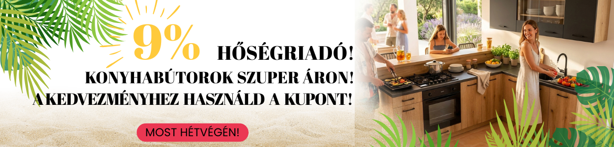 Hőségriadó kupon felső banner