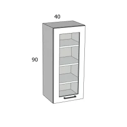 90/FÜ 40 felső elem JOBBOS