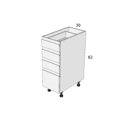 ITL A4F 30 ALSÓ ELEM MDF
