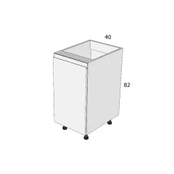 ITL AA 40 ALSÓ ELEM BALOS MDF