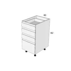 ITL A4F 40 ALSÓ ELEM MDF