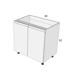 ITL AA 80 ALSÓ ELEM MDF