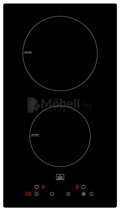 SLX 5VF-2S kerámia főzőlap