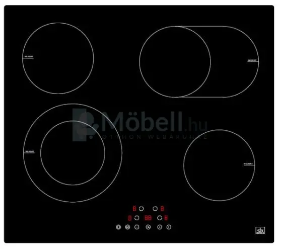 SLX 5VF-44S kerámia főzőlap