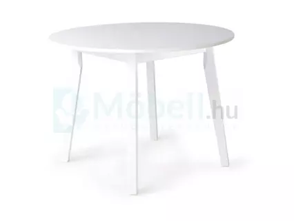 Anita fehér kör asztal