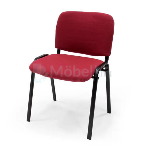 Tímea tárgyaló szék B, Fekete - Piros 