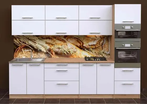 Kairo sonoma fehér konyhabútor 300 cm