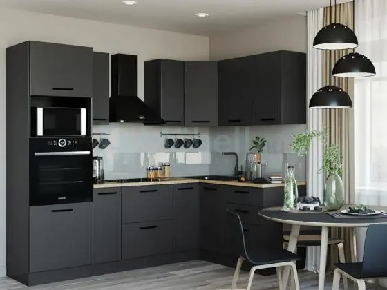 Montana Szürke Sarok konyhabútor 240 x 160 cm