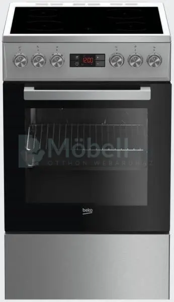 Beko FSM57300GX kerámialapos tűzhely