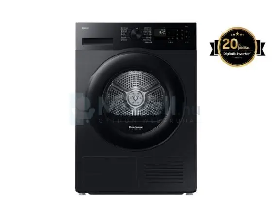 Samsung DV90DG52A0ABLE Szárítógép Hőszivattyús technológiával 9 kg