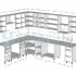 Otthon LUX Sonoma Mdf sarok konyhabútor 230 cm x 310 cm