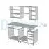 Italy Mdf Antracit konyhabútor 180 cm