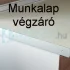 Fly Magasfényű Fehér Konyhabútor 260 cm hátfalpanellel