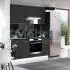 Italy Mdf Antracit konyhabútor 180 cm