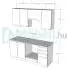 Italy Mdf Ultra kék konyhabútor 180 cm