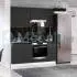 Italy Mdf Antracit konyhabútor 180 cm