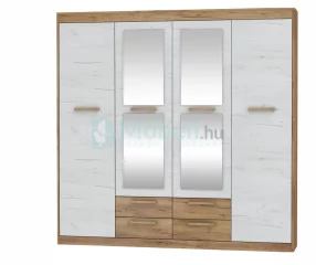Maxima 06 gardrób A, Craft arany - craft fehér