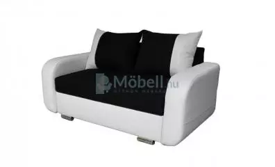 Fero 2-es kanapé C, Fehér-fekete