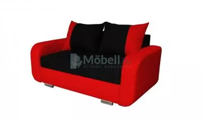 Fero 2-es kanapé D, Piros-Fekete