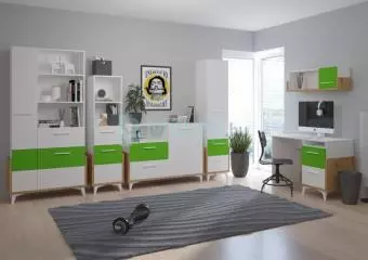 Hey ifjúsági bútor összeállítás A, Zöld