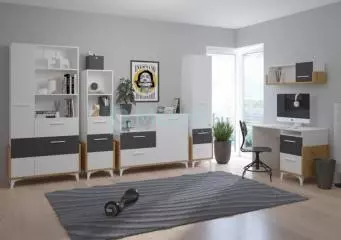 Hey ifjúsági bútor összeállítás C, Grafit