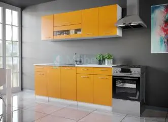 Color konyhabútor 200 cm Narancssárga
