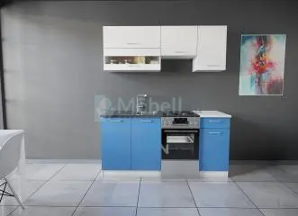 Max fehér kék konyhabútor 170 cm