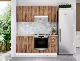 Profi 1 Mdf Konyak Tölgy konyhabútor 180 cm