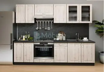 Athén Mdf Szamoa - antracit konyhabútor 240 cm