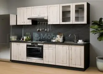 Athén Mdf Szamoa - Antracit konyhabútor 240 cm