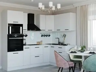 Montana Fehér Sarok konyhabútor 240 x 160 cm