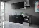 Color fekete konyhabútor 160 cm