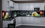 Otthon LUX Világos beton Mdf sarok konyhabútor 230 cm x 310 cm