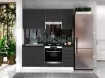 Italy Mdf Antracit konyhabútor 180 cm