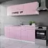 Color rózsaszín konyhabútor 200 cm