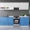 Max fehér kék konyhabútor 250 cm