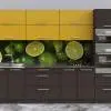 Kairo lemon szürke konyhabútor 300 cm