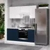 Italy Mdf Navi kék konyhabútor 180 cm