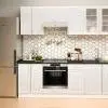 Athén Mdf Fehér konyhabútor 240 cm